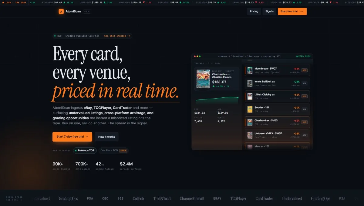 AtomiScan website